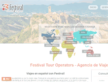 Tablet Screenshot of festivalvacaciones.com